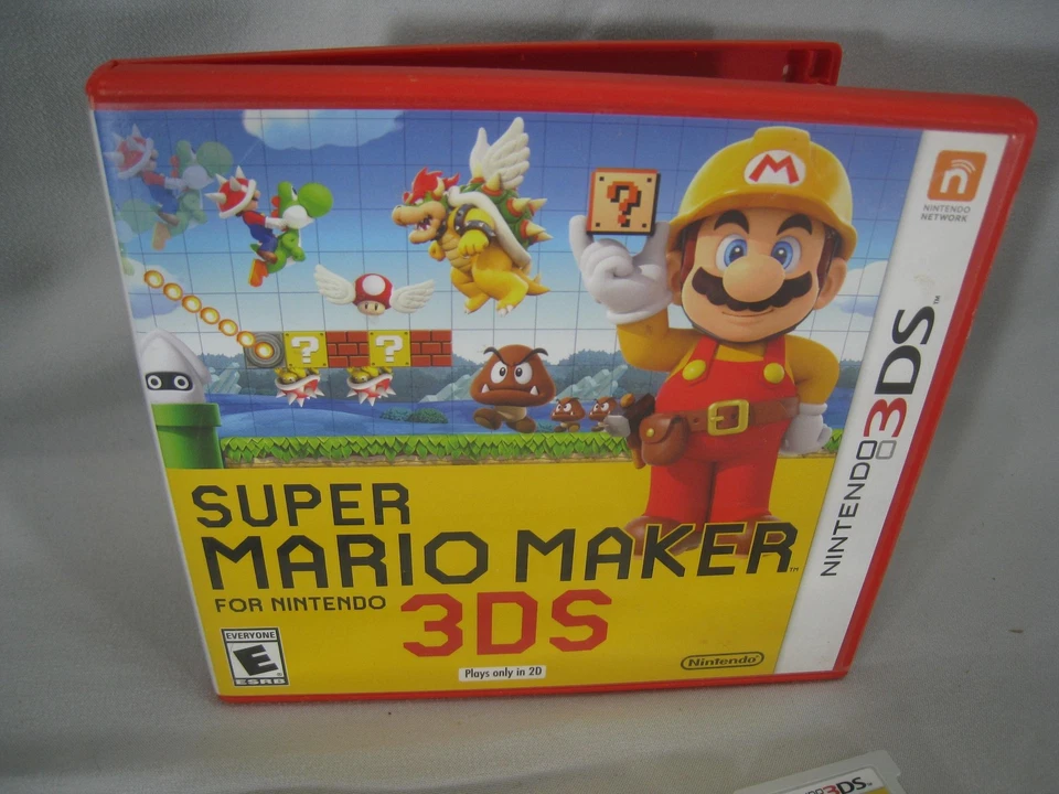 Super Mario Maker Nintendo 3DS Video Game Complete Action Platformer NTSC USA - Image 4 of 4