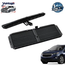 2Pack Black Upper + Lower Grille Shutter For 2018-20 Chevy Equinox Terrain