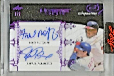 Fred McGriff-Rafael Palmero 2024 Leaf Ultimate Sports Dual Autograph #7/7