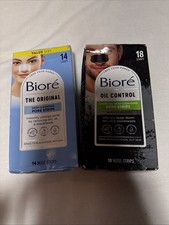 Bior  17 Count Men's Charcoal Deep Cleansing Pore Strip  13 Original Open Box
