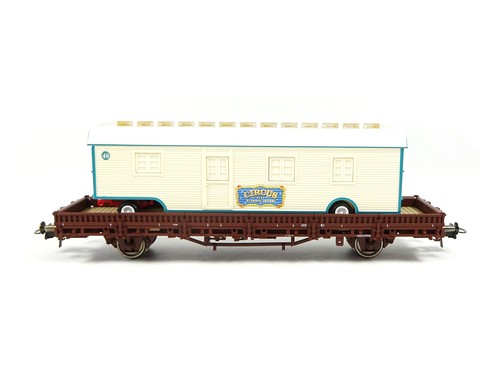 Roco H0 Rungenwagen Zirkuswagen - CIRCUS ELFI ALTHOFF-JACOBI ÖBB 47228 OVP  | Condition: Gebraucht