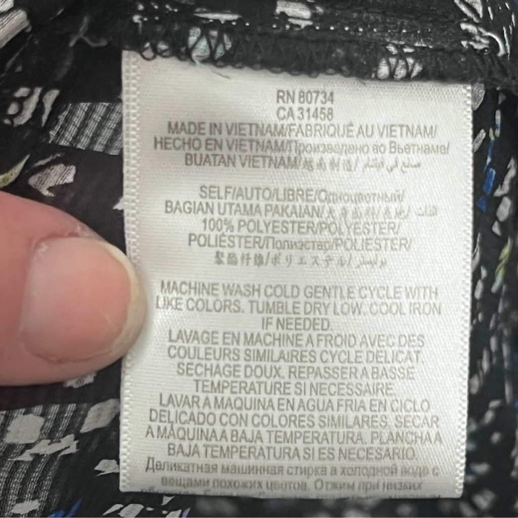 BCBGeneration Multicolor Geometric Patterned Kimo… - image 8