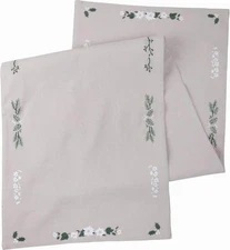 Primitives by Kathy Holiday Greens Table Runner 52" x 15" NEW