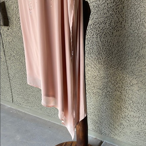 Women's Lane Bryant Pink Asymmetrical Embellished Tank Top Size 22/24 - Picture 6 of 8