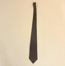 Polo Ralph Lauren Silk Tie Navy Geometric Floral Print Made in USA