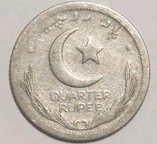 Coin Pakistan: 1/4 Rupee 1949