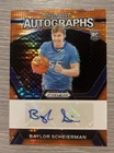 2024 Panini Prizm Orange Draft Picks Autographs /49 Baylor Scheierman RC Auto