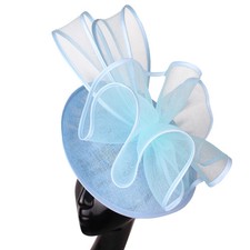 Womens Cocktail Party Hat Wedding Church Dress Fedoras With Mesh Flower Headwear