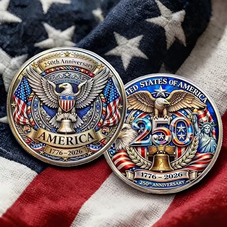 United States of America 250th Anniversary Commemorative Coin Medal | NEW