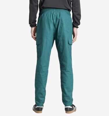 NEW MEN'S ADIDAS ORIGINALS TREFOIL WOVEN CARGO PANTS ~ SIZE LARGE