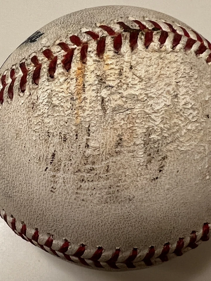 MLB Autenticado-Robinson Cano ÚNICO Hit #2629 y Dominic Smith Falta de Gallen Foto 3 de 4