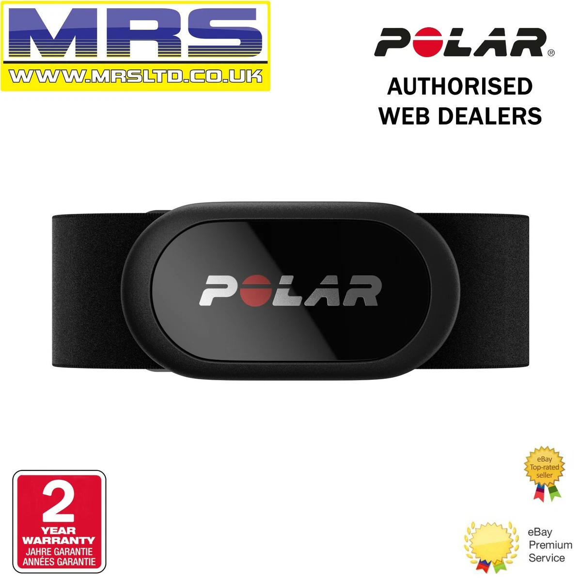 Polar Heart Rate Sensor H10 N HR Strap - Black (ANT+) - 92075964 - 92075957