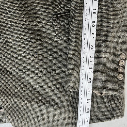 Austin Reed Blazer Sport Coat 44L Mens Brown Check - Picture 10 of 13