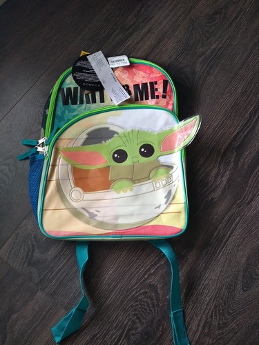 Disney Star Wars The Mandalorian Baby Yoda Grogu Kids' 16" Backpack ...