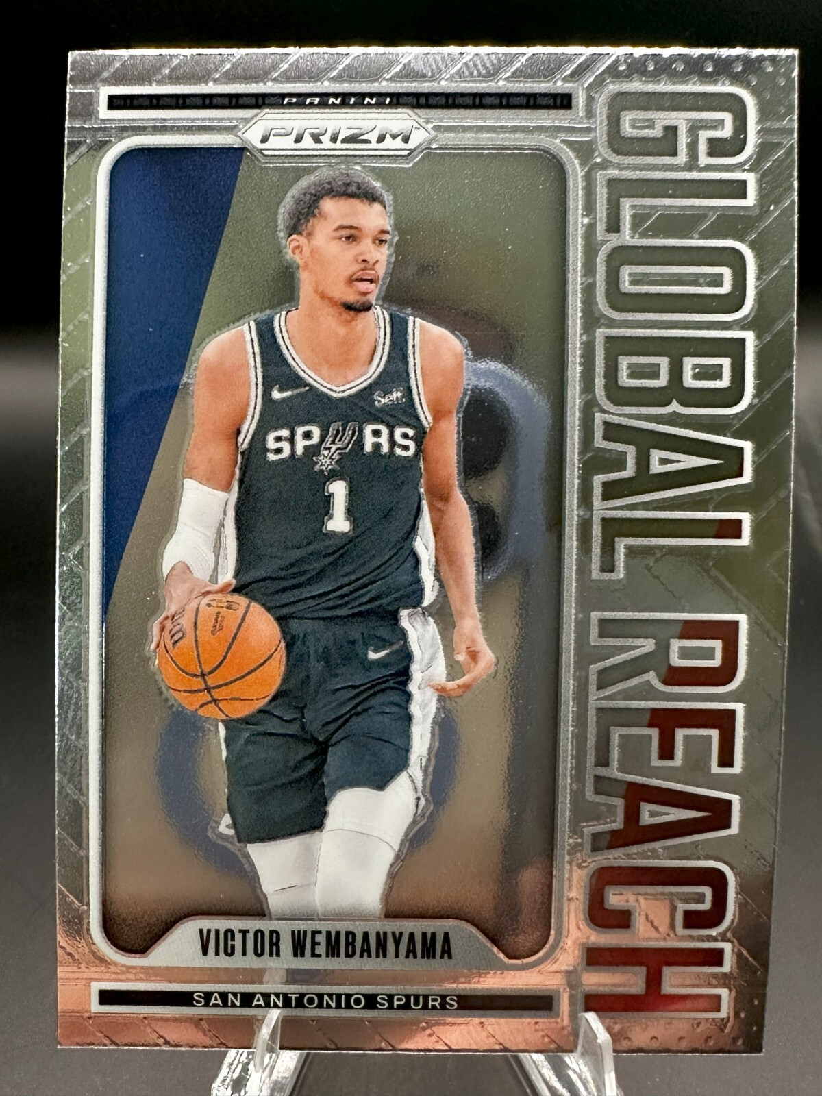 2024-25 Panini Prizm - Global Reach Victor Wembanyama #9 Silver Prizm