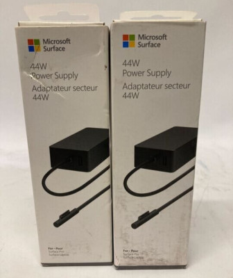 Lot of 2 Microsoft Surface 44W model 1800 Power Supply SEALED