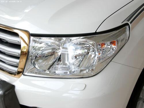 For Toyota Land Cruiser LC200 - 2008 2011 Headlight Headlamp Lens Cover R+L Pair - Picture 2 of 9