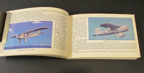 1940 GUIDE TO AMERICAN AIRPLANES Soft Cover Booklet Color Illustrated - Picture 5 of 8