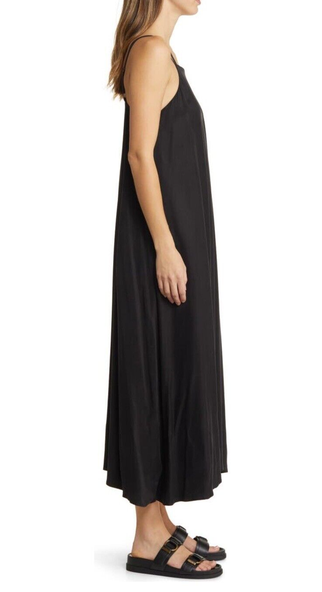 Nordstrom A-Line Linen Blend Midi Dress Size XS, Black, NEW NWOT | eBay Nordstrom A-Line Linen Blend Midi Dress Size XS, Black, NEW NWOT | eBay