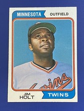 ⚾ 1974 Topps Baseball Base Card #122 Jim HOLT - EXMT or better ⚾