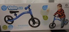 Yvolution Y Velo Kids Balance Bike 9'' Wheel Blue Unisex