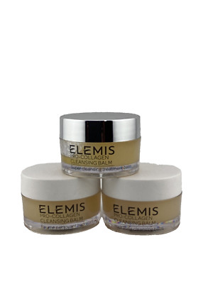 3x Elemis Pro Collagen Cleansing balm 0.7oz