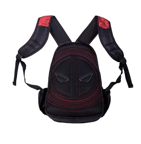 Deadpool Cosplay Canvas Backpack School Bag Travel Outdoor Rucksack Gift - Picture 5 of 17