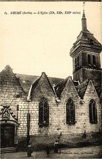 Old postcard AK LUCHE - L'�glise (391109)