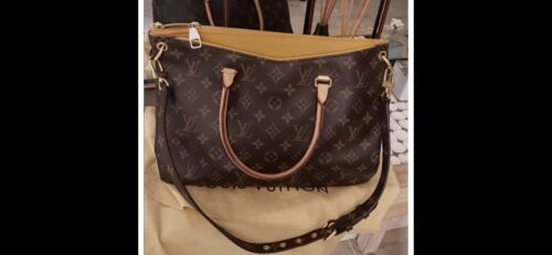 Louis Vuitton Burgundy Monogram Canvas Python Pallas NM QJBJOF2F1B000