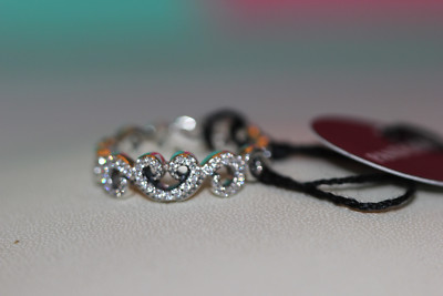 HEART SWIRLS RING 197117cz 