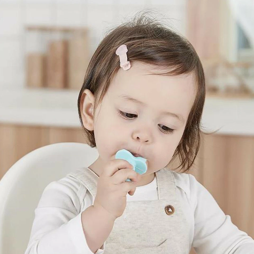 Spoon & Fork Baby Utensils Self Feed Toddler Silicone Feeding Training Cutlery - Image 3 of 4