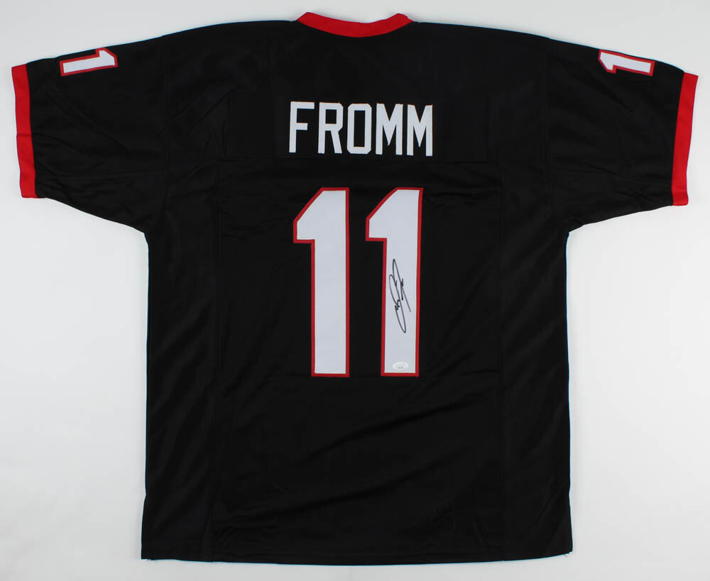 Jake Fromm Autographed Signed Georgia Bulldogs Jersey (JSA COA) Buffalo Bills 2020 Draft Pck 