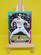 2023 Bowman Draft Aqua Pink Jackson Baumeister RC 078/199 Baltimore Orioles