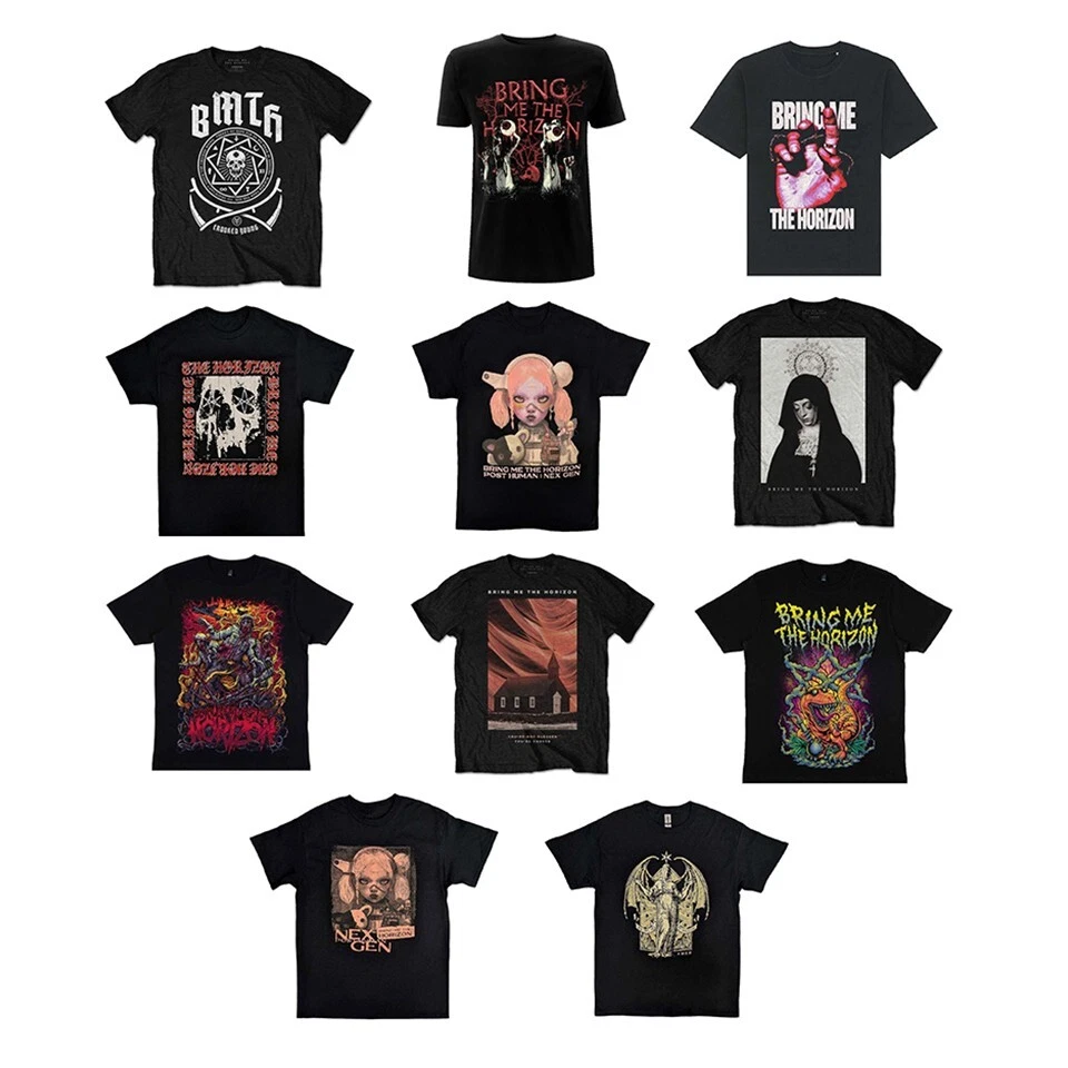 Bring Me The Horizon T-Shirt BMTH Unisex Festival Gig Top Official
