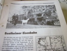 Neben Schmalspurbahnen 4 NI Bentheimer Eisenbahn 12S