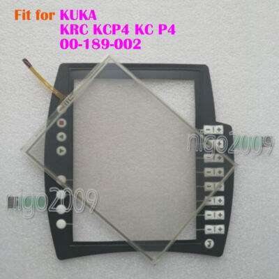 For KUKA KRC KCP4 KC P4 00-189-002 Touch Screen Glass + Diaphragm Keypad New #A6-