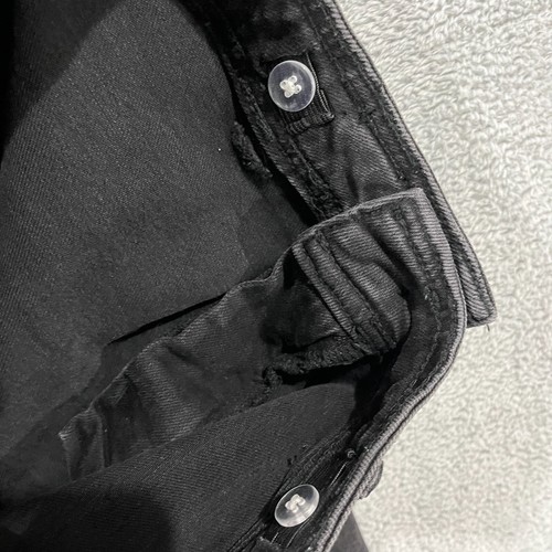Zara Big Girls Jeans Jeans 13-14 Wide Leg Black Denim Y2K Grunge - Picture 4 of 9