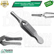 Dieffenbach Serrefine Debakey Bulldog Clamp 2.25" Straight Atraumatic Forceps