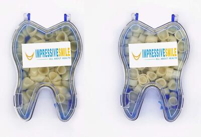 100 Corone Dentali Temporanee Posteriori In Resina - Kit Per Denti Molari E Anteriori