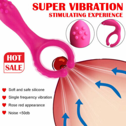Vibrating-Breast-Nipple-Vibrator-Clamps-Clit-Sex-Clip-toys-Women Men-Couple - Photo 1/11