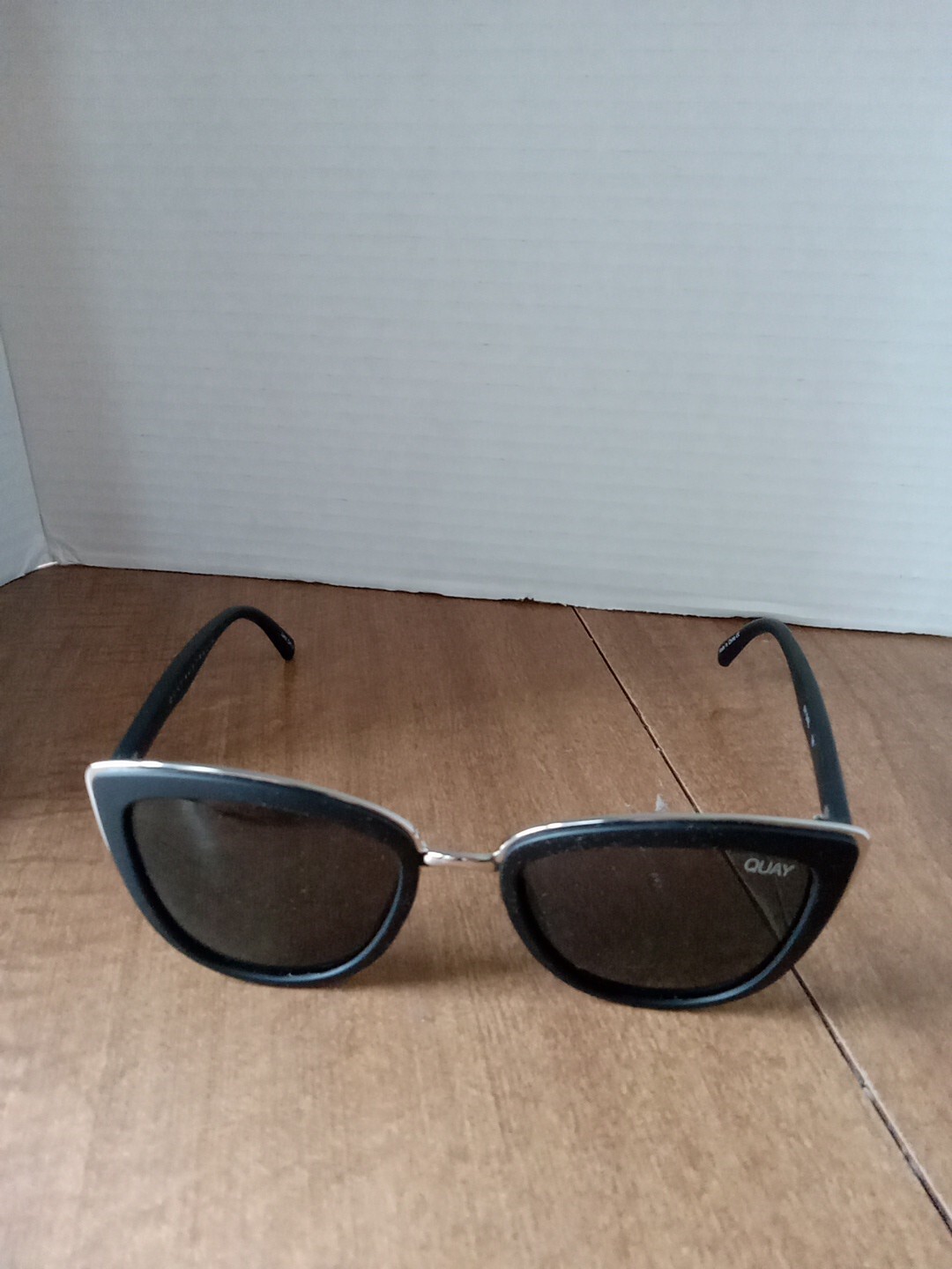 Quay Australia MY GIRL Women's Sunglasses Black Frame Smoke Lens