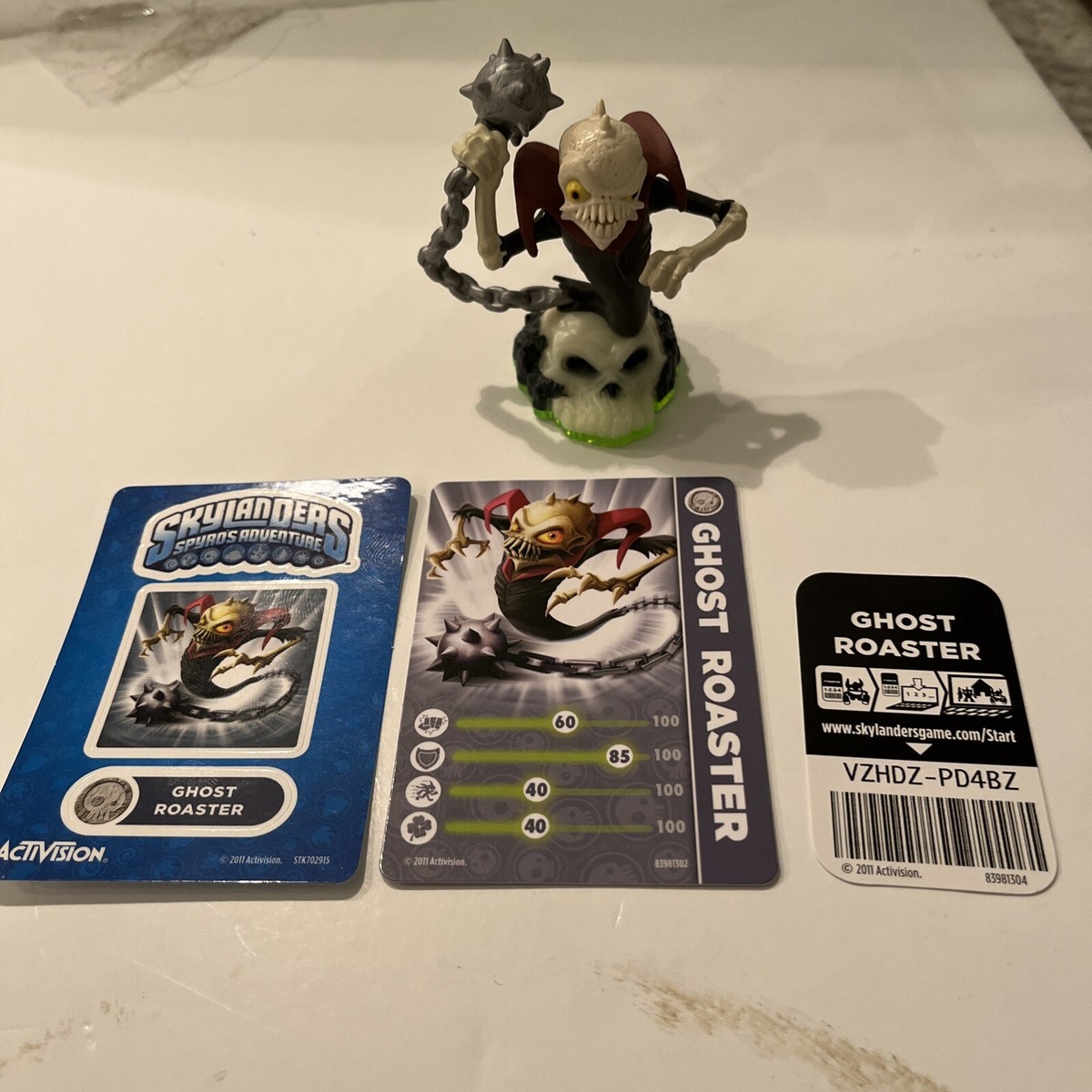 Ghost Roster Variant Skylanders Spyros Adventure Ghost Roaster