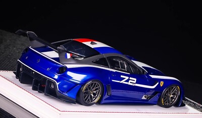 Ferrari 599XX EVO (Blue/White 72, France) [Davis & Giovanni] 1/18