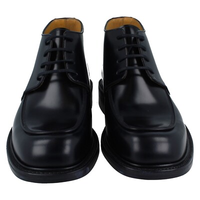 Herren Loakes Boxer Stiefel Schwarz Leder Größe 7 ohne Verpackung Ex-Display A99