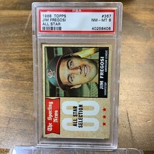 1968 Topps Jim Fregosi #367 *Angels* PSA 8 NM-MT All-Star
