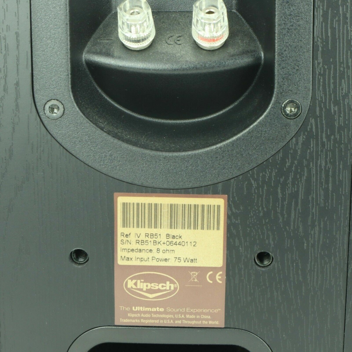 Klipsch RB51BK RB51 REF IV Home Stereo Bookshelf Speakers | eBay Klipsch RB51BK RB51 REF IV Home Stereo Bookshelf Speakers | eBay