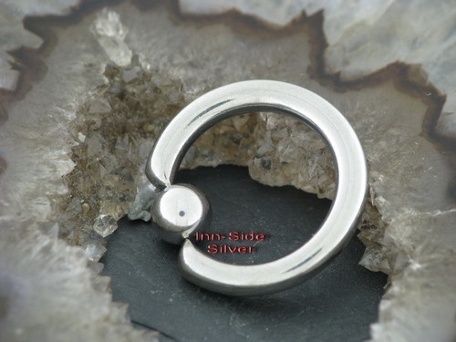 TITAN BALL CLOSURE RING Lippepiercing Ohr Brust Nase Intim Tragus Septum Lippe - Picture 8 of 10