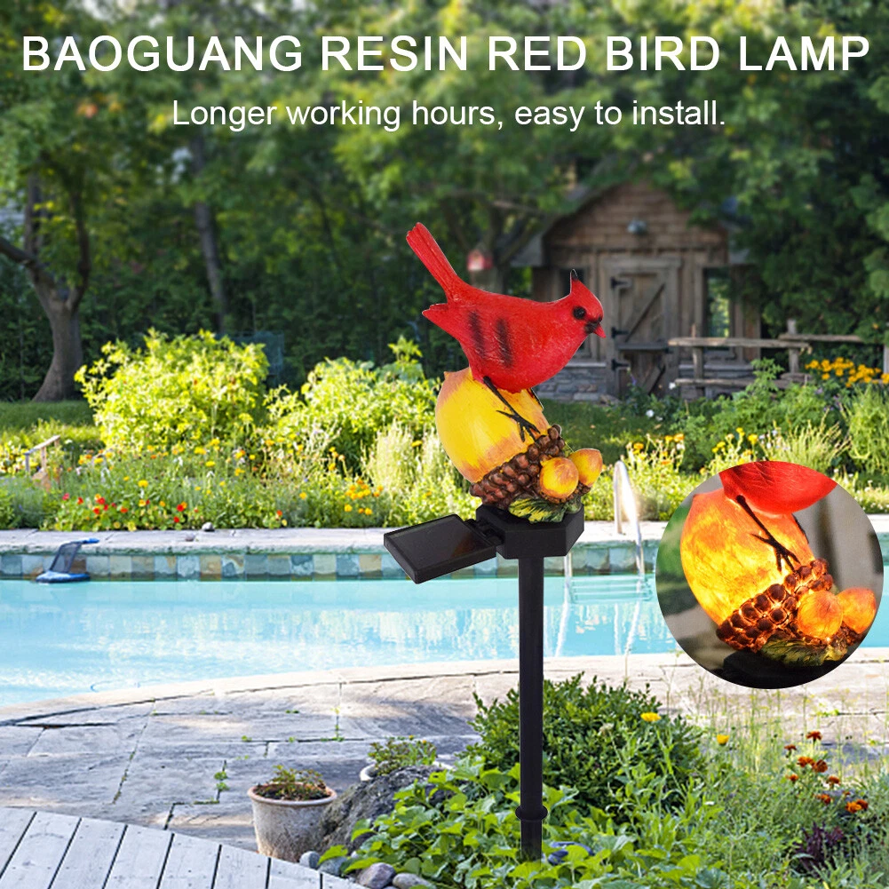 Red solar cheap pathway lights