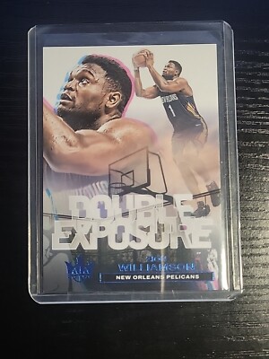 2023 Panini Court King Zion Williamson Blue Double Exposure /99 SP RARE