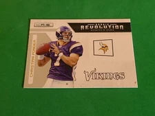 2011 Christian Ponder RC Panini Rookies & Stars #21 Rookie Revolution Insert